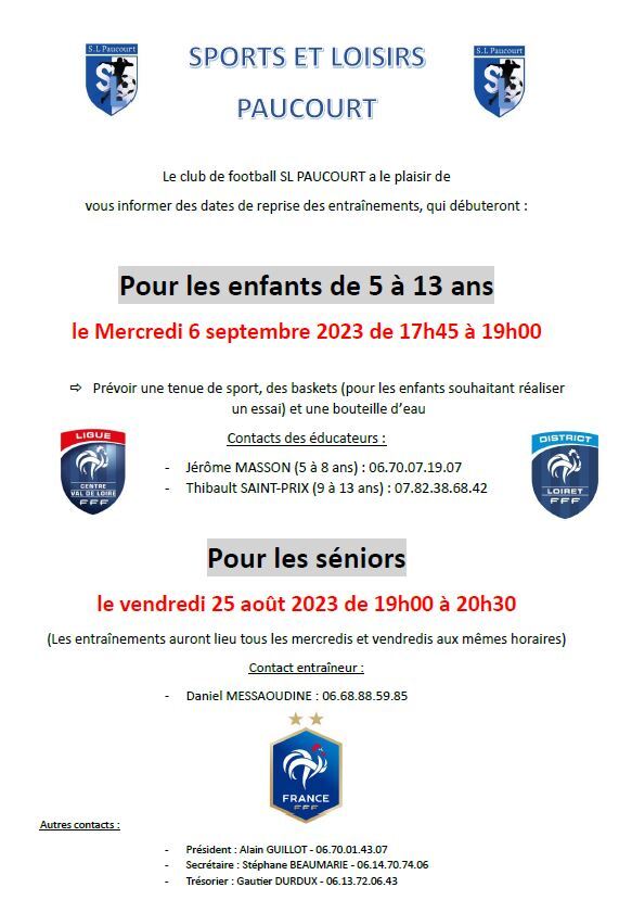 FOOT SLPAUCOURT RENTREE 2023-2024