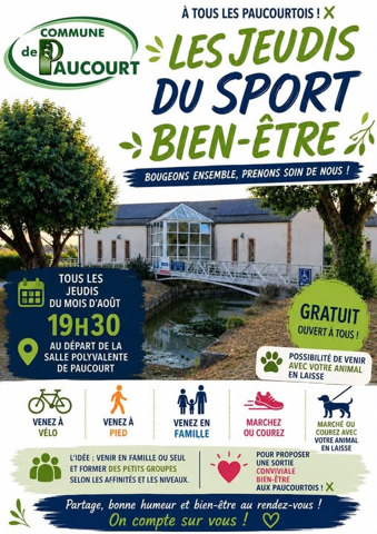 Jeudi du sport Bien Etre