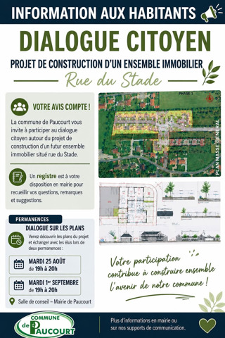 Projet de construction d'ensemble immobilier