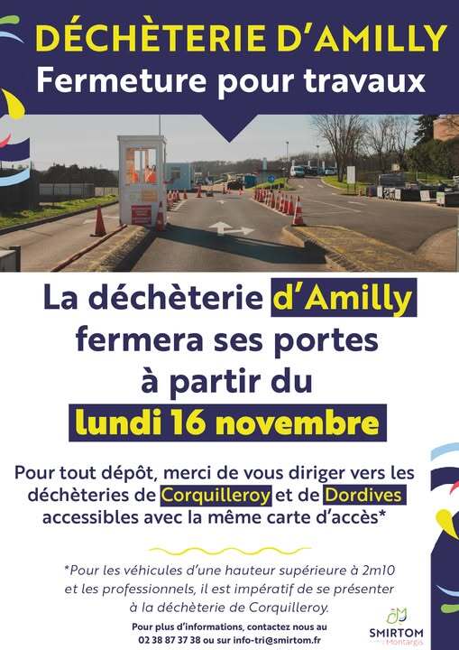 Fermeture temporaire durant 6 mois