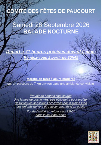 Balade Nocturne du CDFP