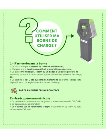 Borne de recharge électrique