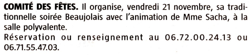 Eclaireur - Soirée Beaujolais