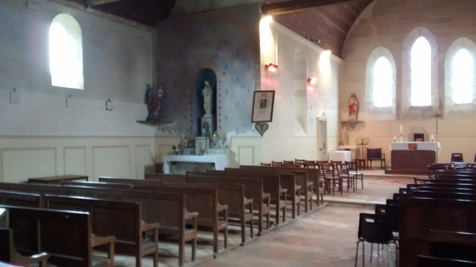 Intérieur de l'église de Paucourt