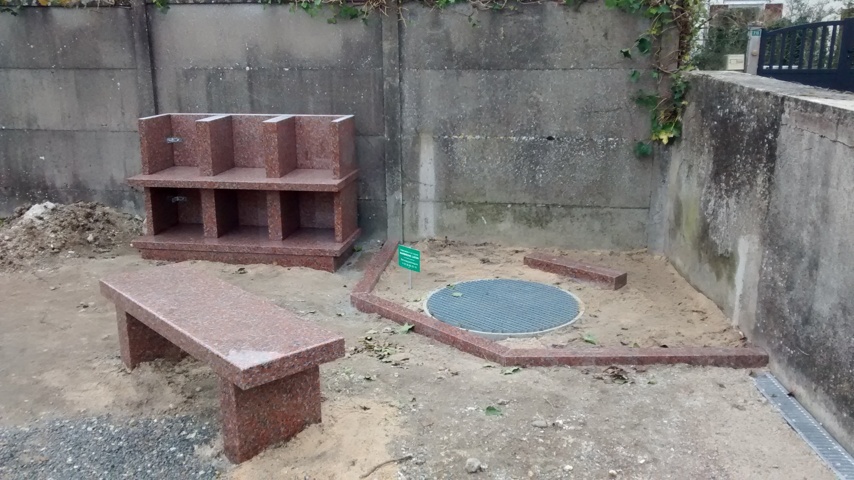 Travaux columbarium