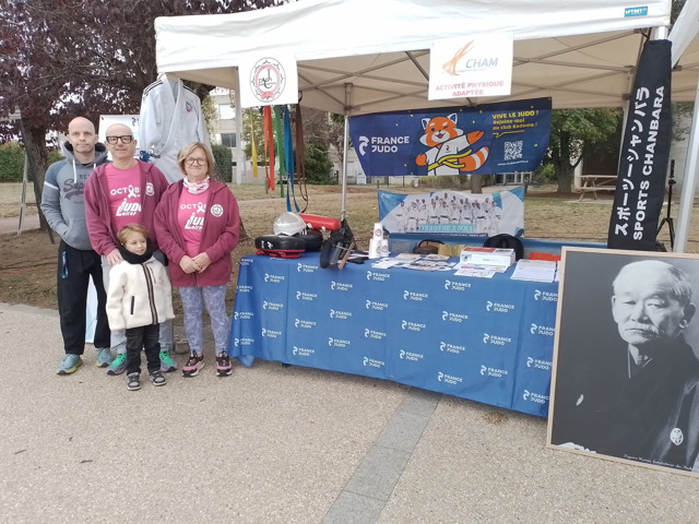 Stand du judo club au Cham