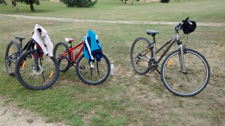 Prêt pour une sortie en vélo