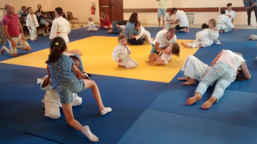 Les judokas invitent leur famille