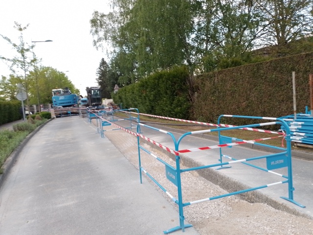 Travaux route de Montargis