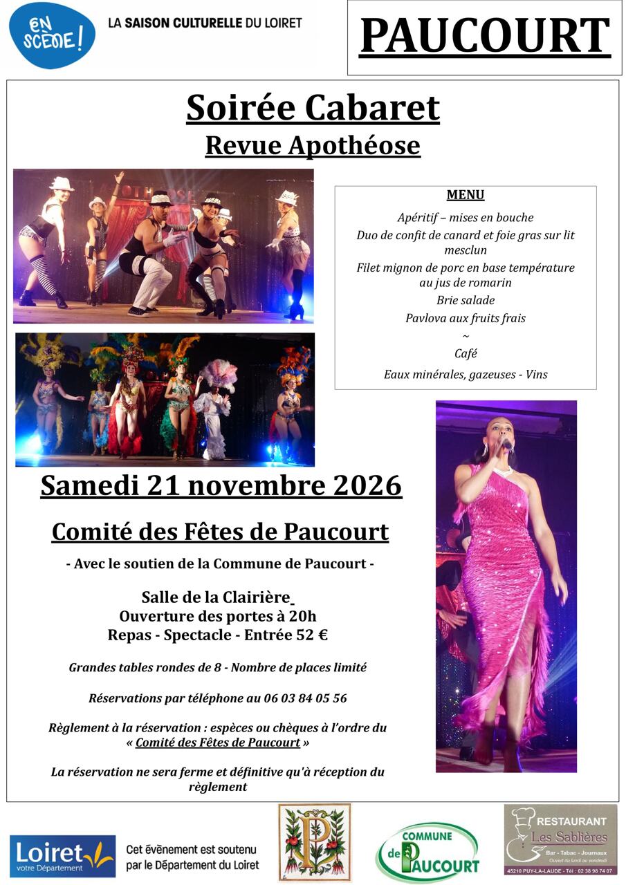 CDFP - Soirée Cabaret - Revue Apothéose