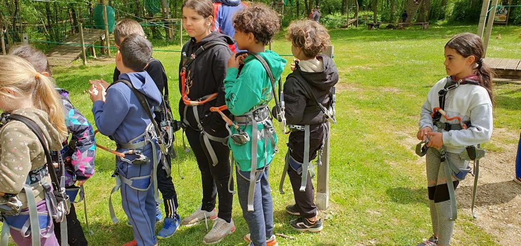 Prêts pour l'accrobranche